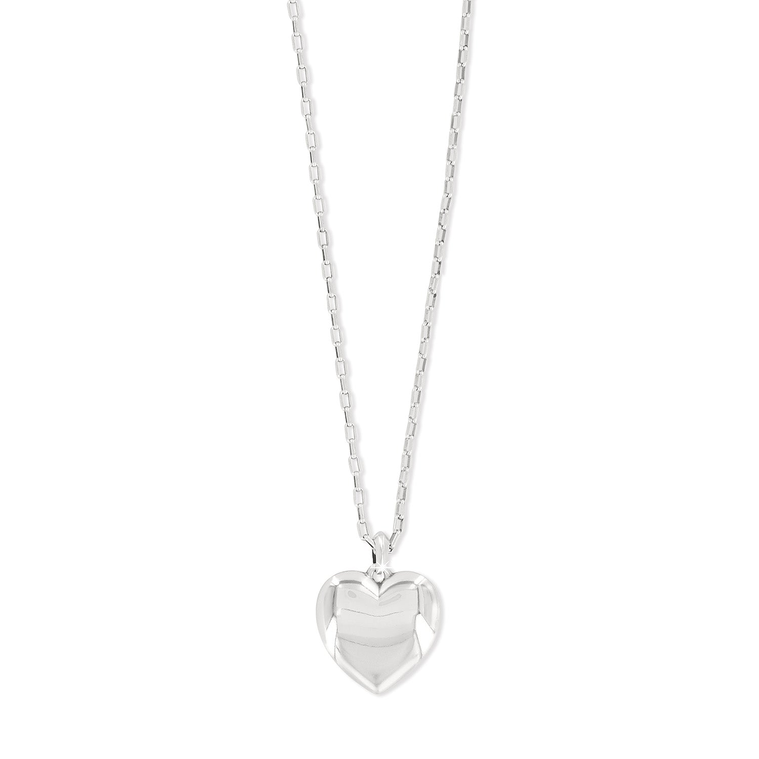 Blue Adela Heart Mini Necklace
