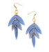 Lake Blue Trio Dangle Earrings