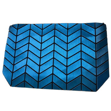 Midnight Blue Matte Geometric Bag