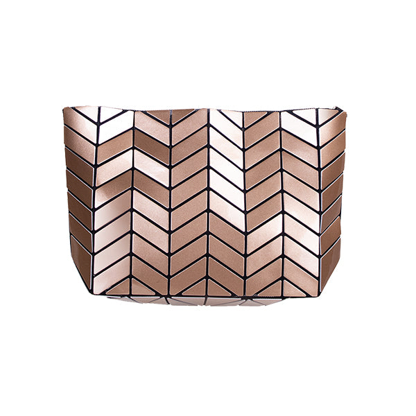 Rose Gold Glossy Geometric Bag