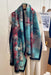 Teal and Red Reflections Reversible Wrap