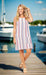 Watermelon Stripe Beachfront Dress