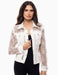 White Sparkly Denim Jacket