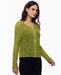 Open Knit Green Sweater