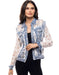 Denim Jacket With White Lace