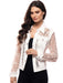 White Jacket With Pink Sparkle