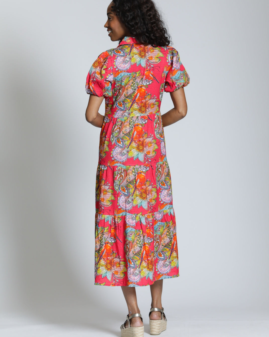 Paisley & Floral Tiered Dress