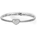 Celestia Heart Hinged Bangle