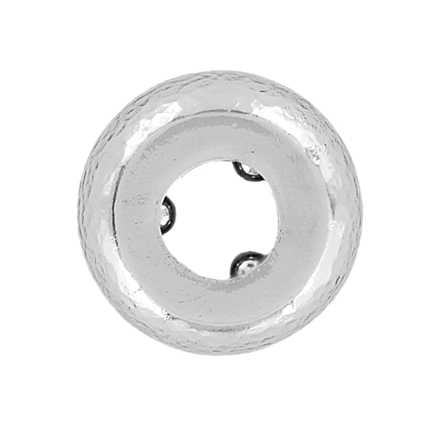 Shine Stopper Bead Silver