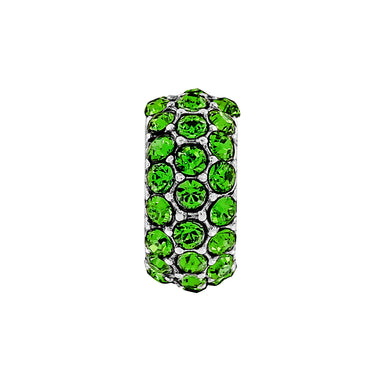 Glitter Spacer Green