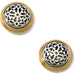 Ferrara Two Tone Post Earrings