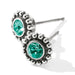 Twinkle Emerald Green Mini Post Earrings