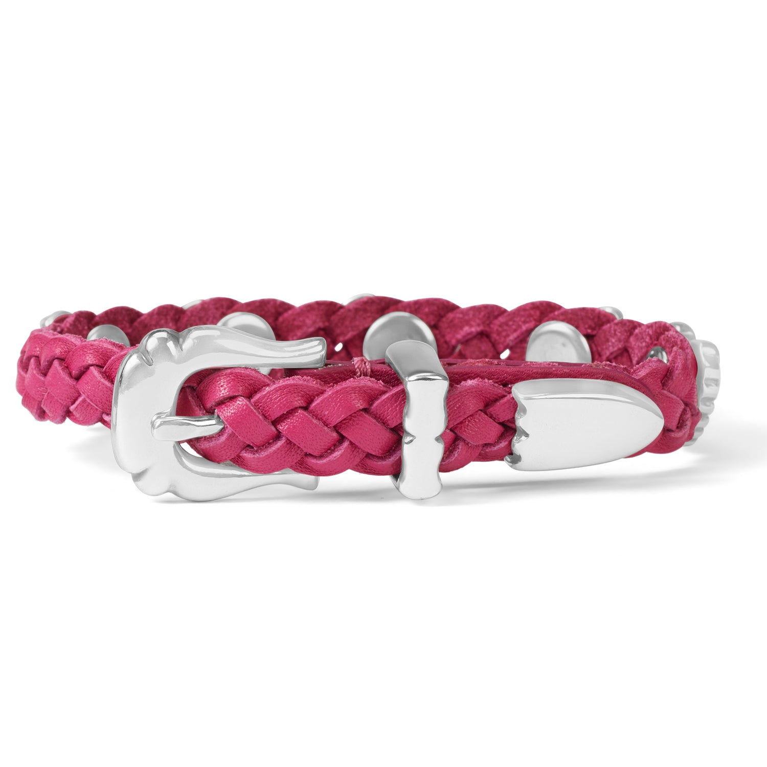 Roped Heart Braid Bandit Bracelet Pink