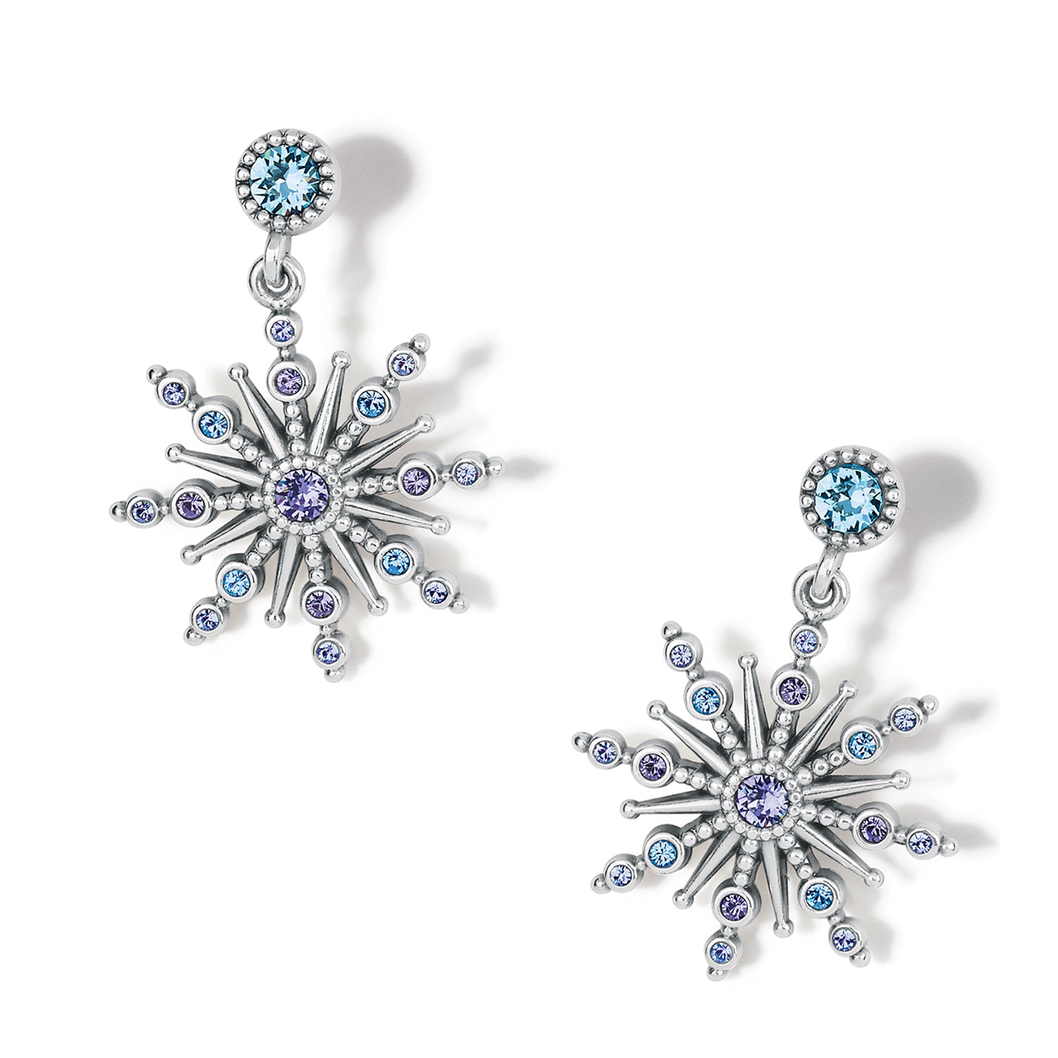 Halo Starlit Post Drop Earrings