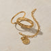 Gold Contempo Slim Bangle