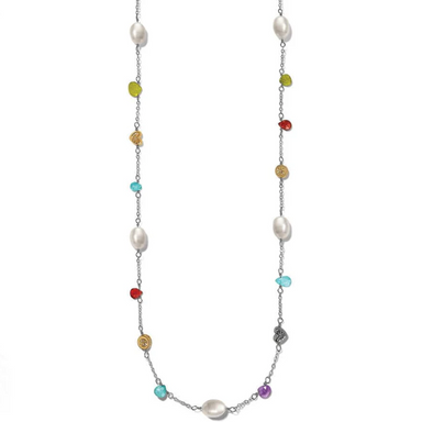 Eye Candy Pearl Long Necklace