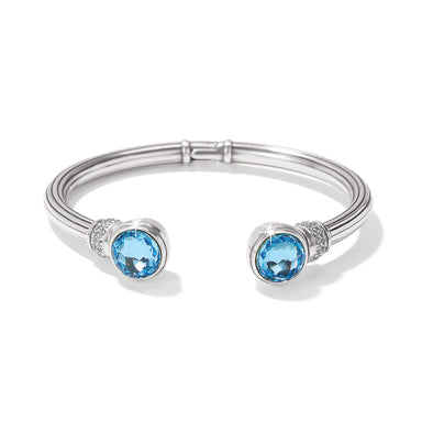 Meridian Aurora Petite Hinge Bangle Aquamarine