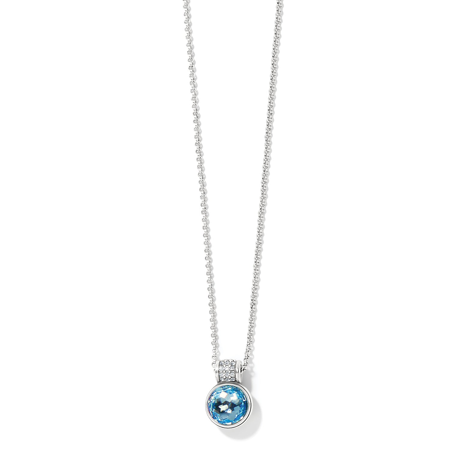 Meridian Aurora Petite Necklace Aquamarine