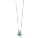 Meridian Aurora Petite Necklace Aquamarine