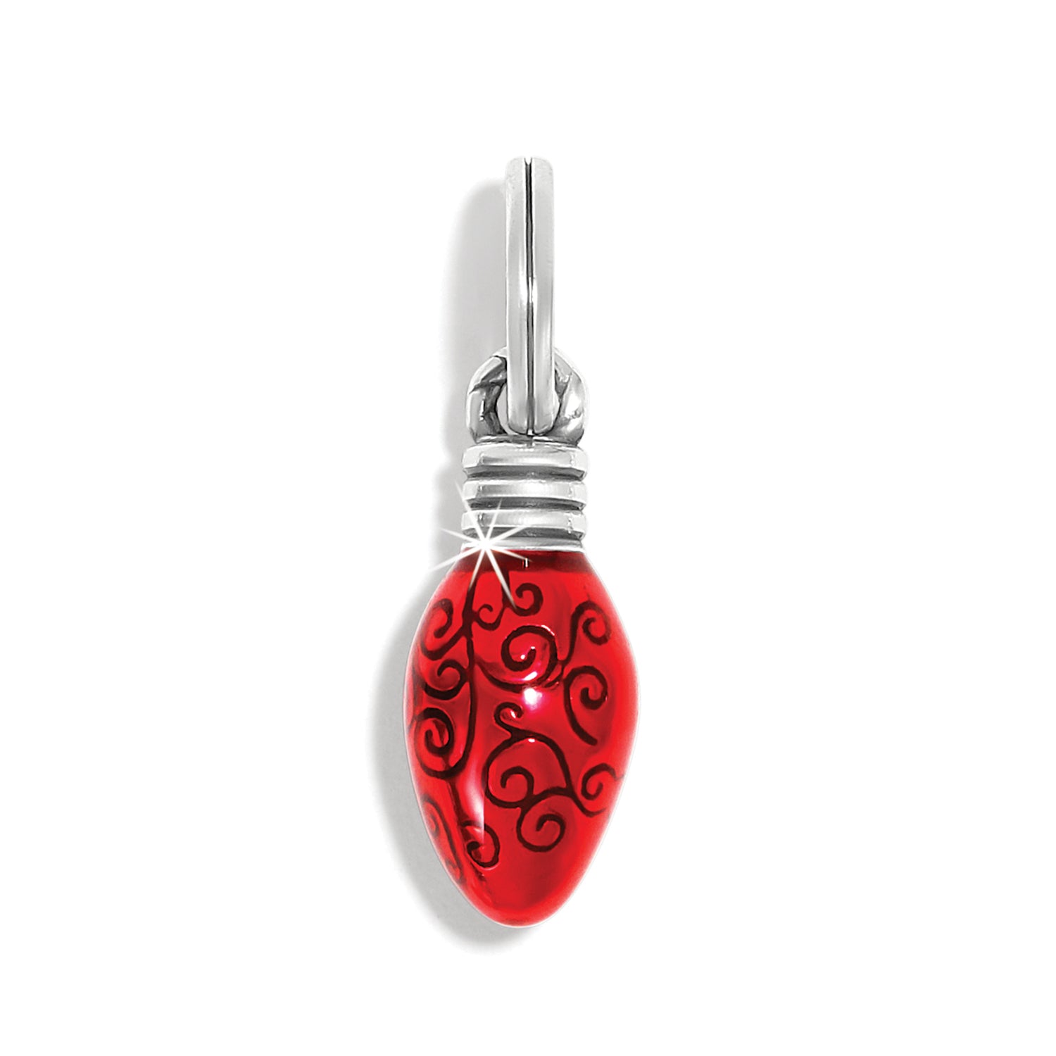 Red Holiday Bulb Charm