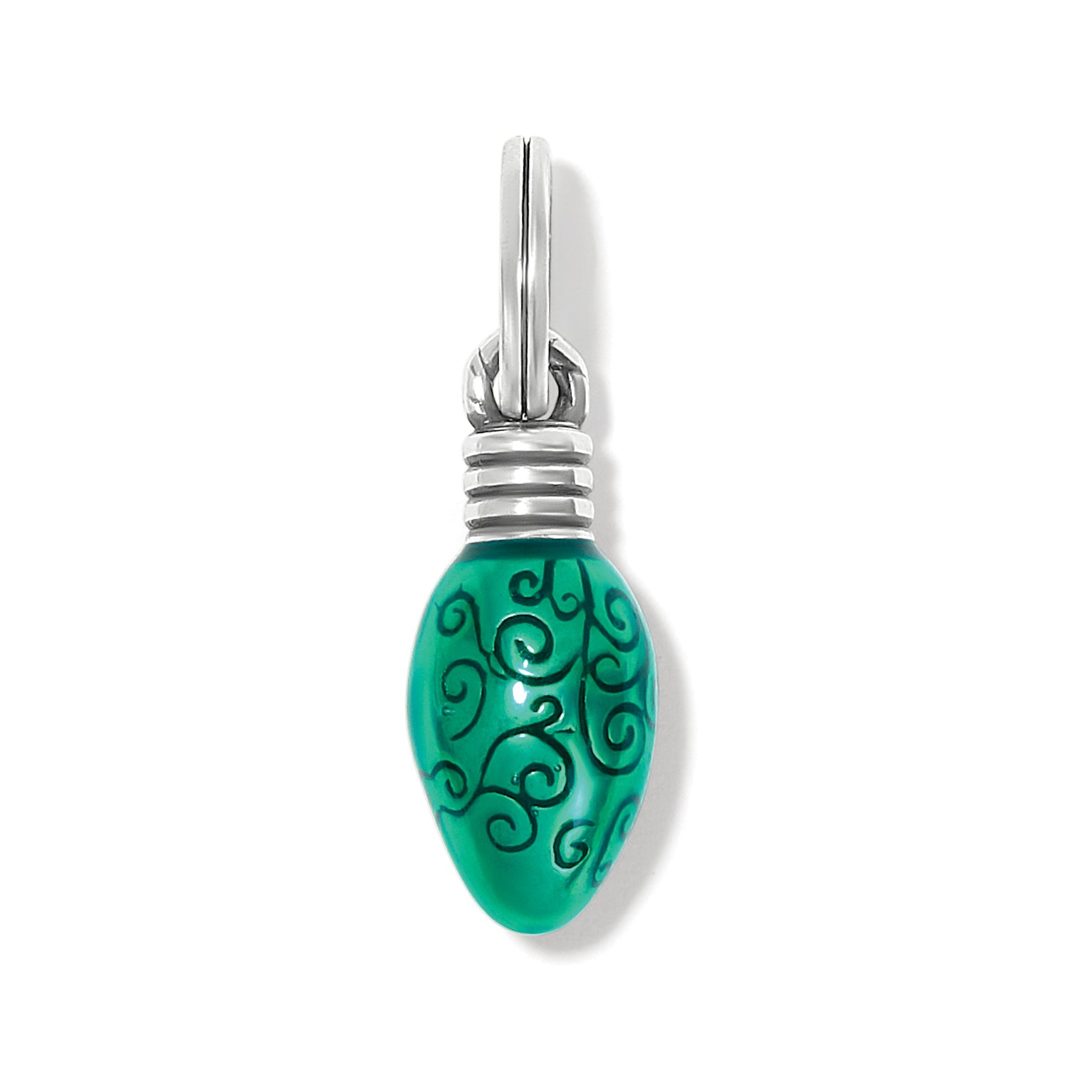 Green Holiday Bulb Charm