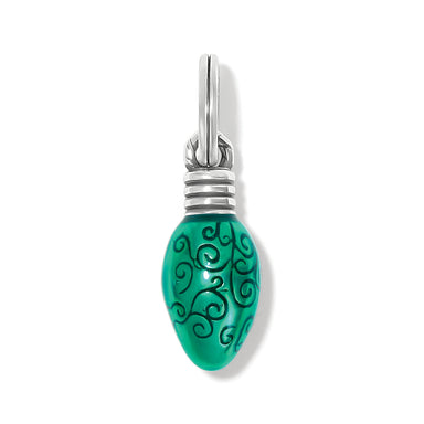 Green Holiday Bulb Charm