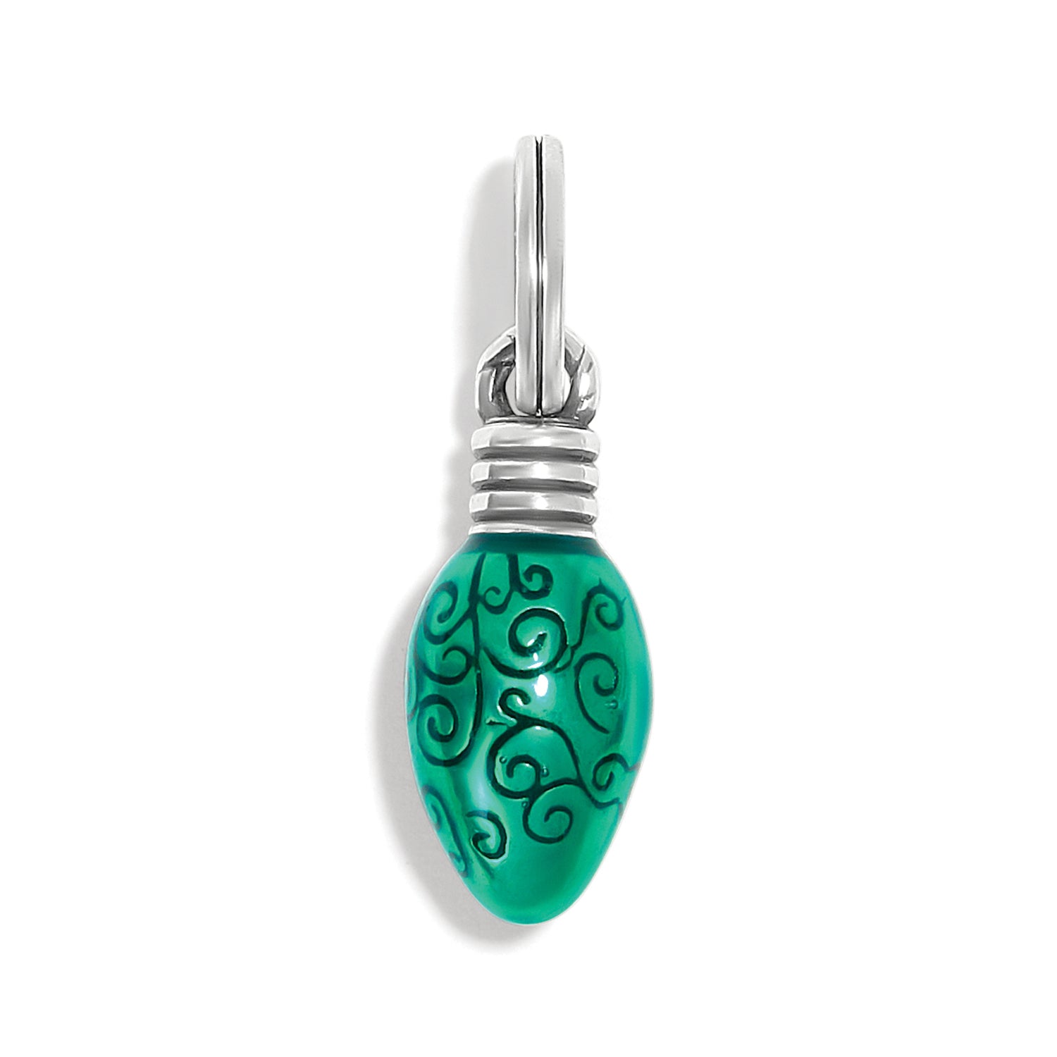 Green Holiday Bulb Charm