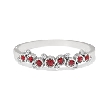 Constella Red Hinged Bangle