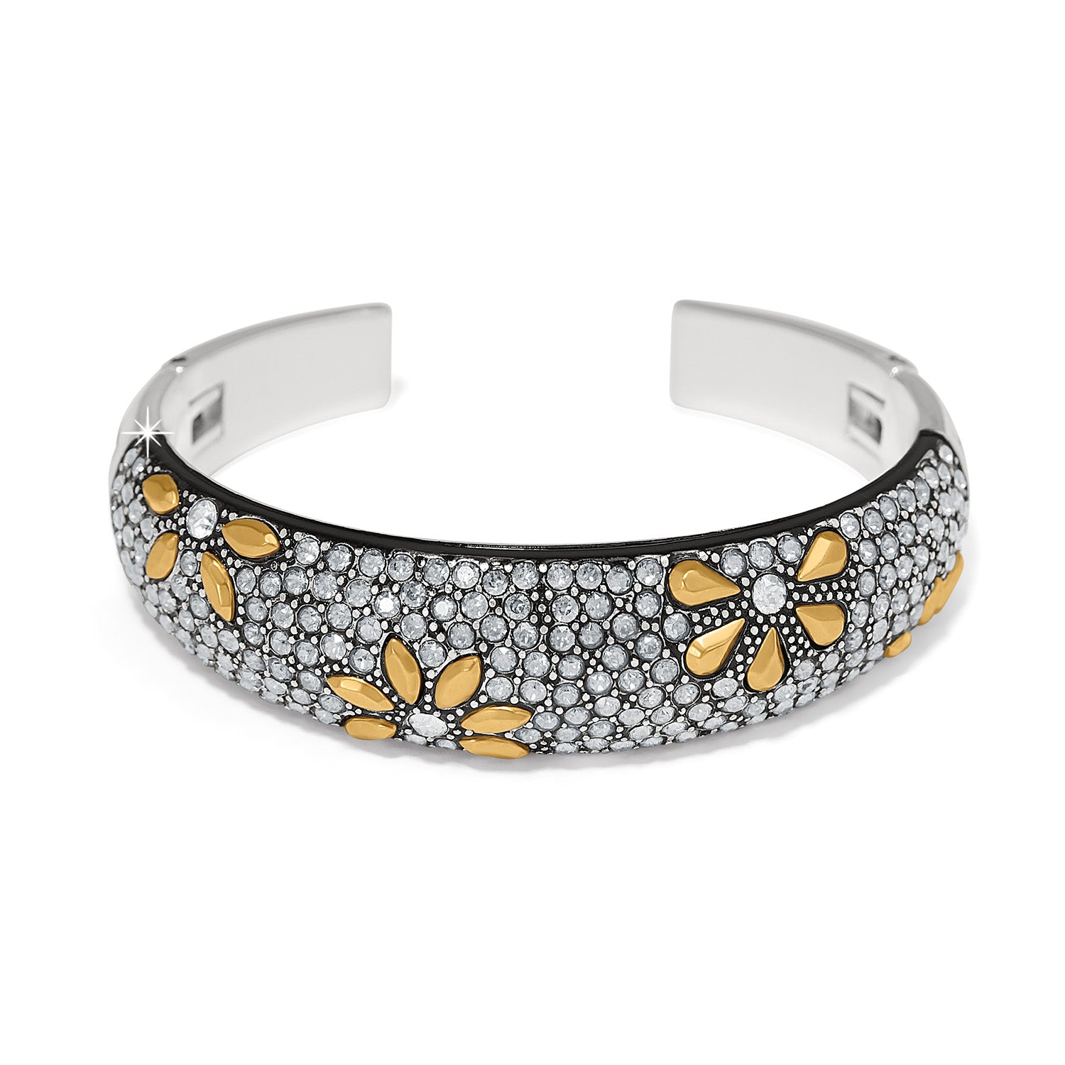 Garden of Love Two Tone Double Hinged Bangle