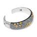 Garden of Love Two Tone Double Hinged Bangle