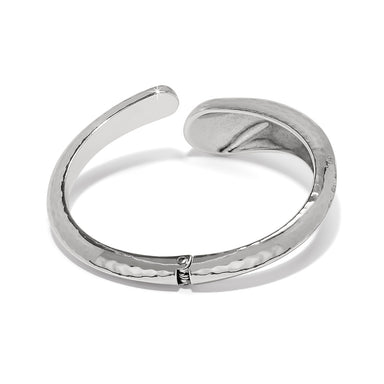 Nile Silver Open Hinge Bangle