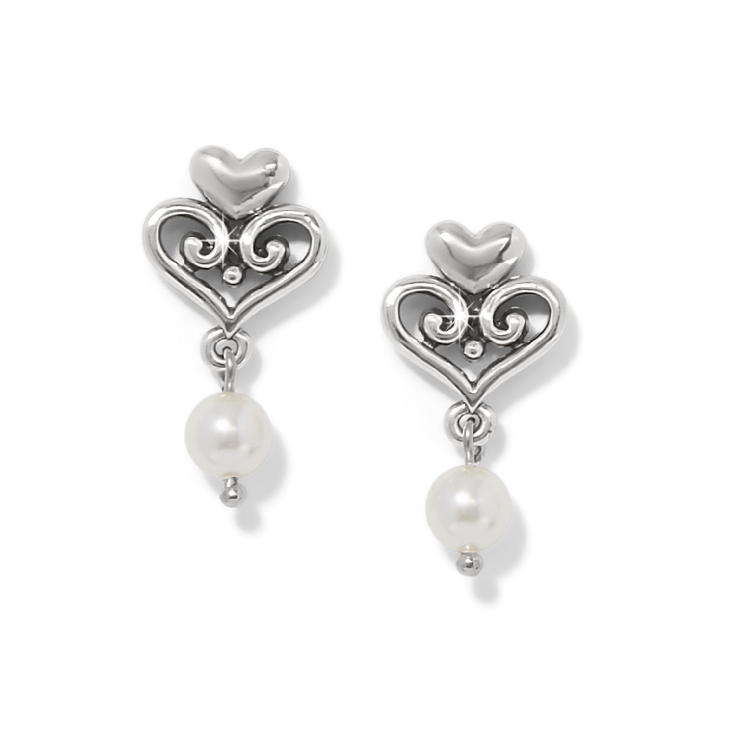 Alcazar Amor Pearl Post Drop Earrings