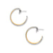 Ferrara Entrata Moon Small Hoop Earrings