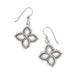 Interlok Floral Knot French Wire Earring