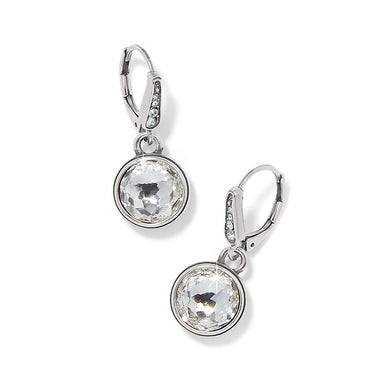 Meridian Aurora Crystal Leverback Earrings