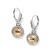 Meridian Aurora Golden Leverback Earrings