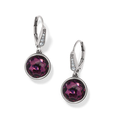 Meridian Aurora Amethyst Leverback Earrings