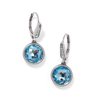 Meridian Aurora Aqua Leverback Earrings