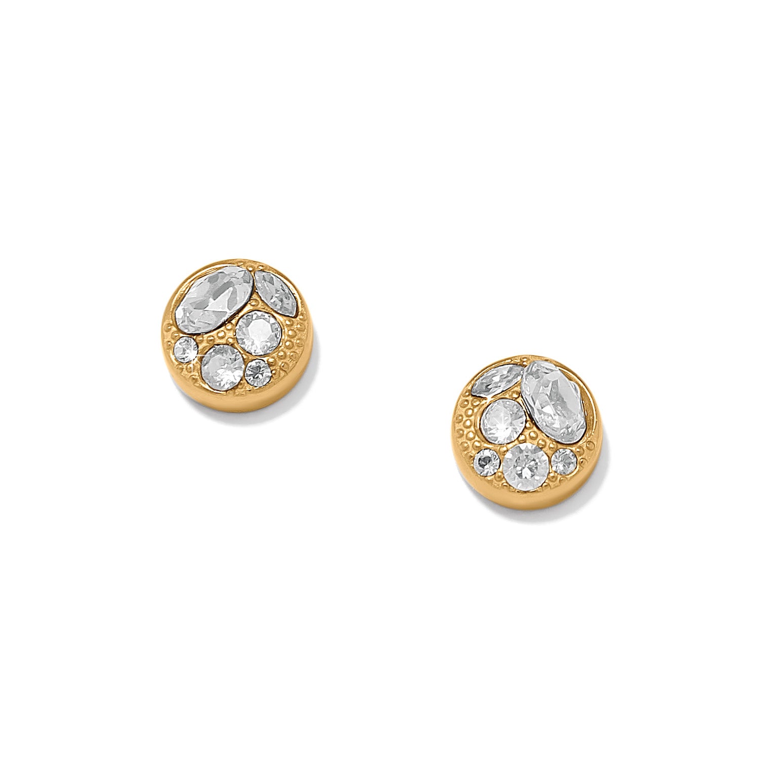 Trust Your Journey Gold Post Earrings