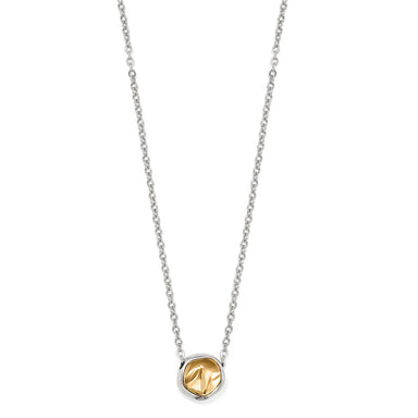Cascade Round Two Tone Petite Necklace
