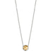 Cascade Round Two Tone Petite Necklace