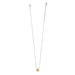 Cascade Round Two Tone Petite Necklace