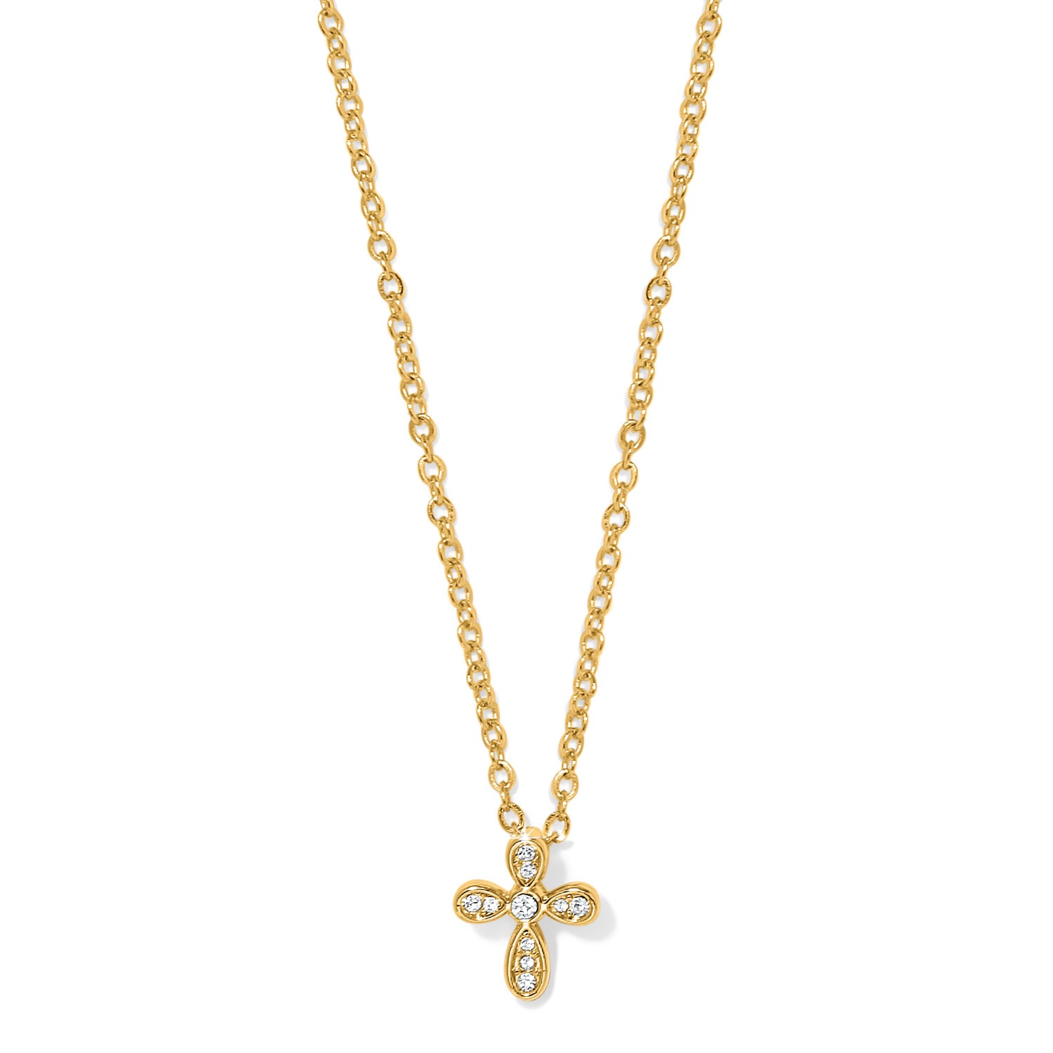 Enchanting Cross Necklace Gold