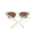 Mosaic Two Tone Sunglasses Cream