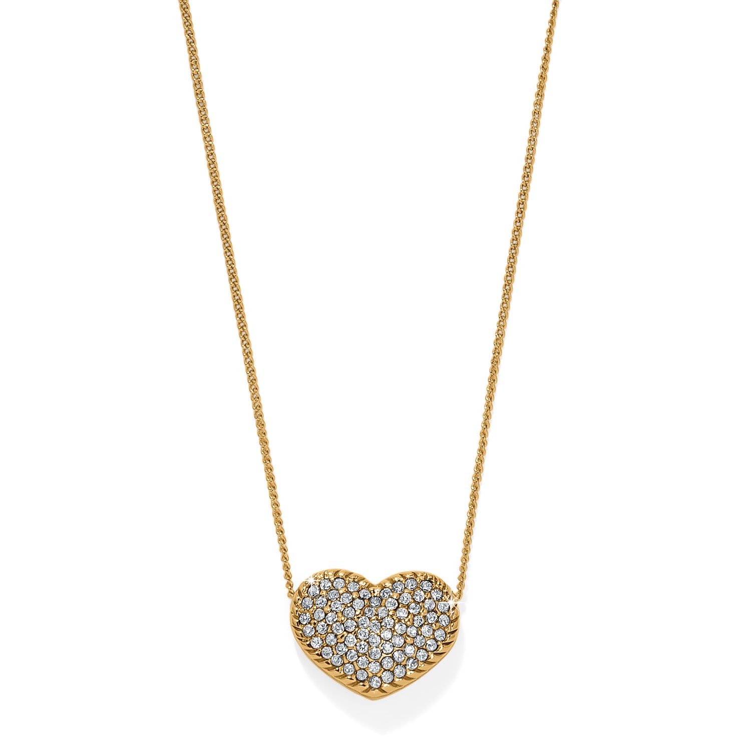 Illumina Celeste Heart Bold Gold Necklace