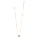 Illumina Celeste Heart Bold Gold Necklace