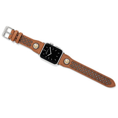 Mosaic Leather Watch Band Luggage