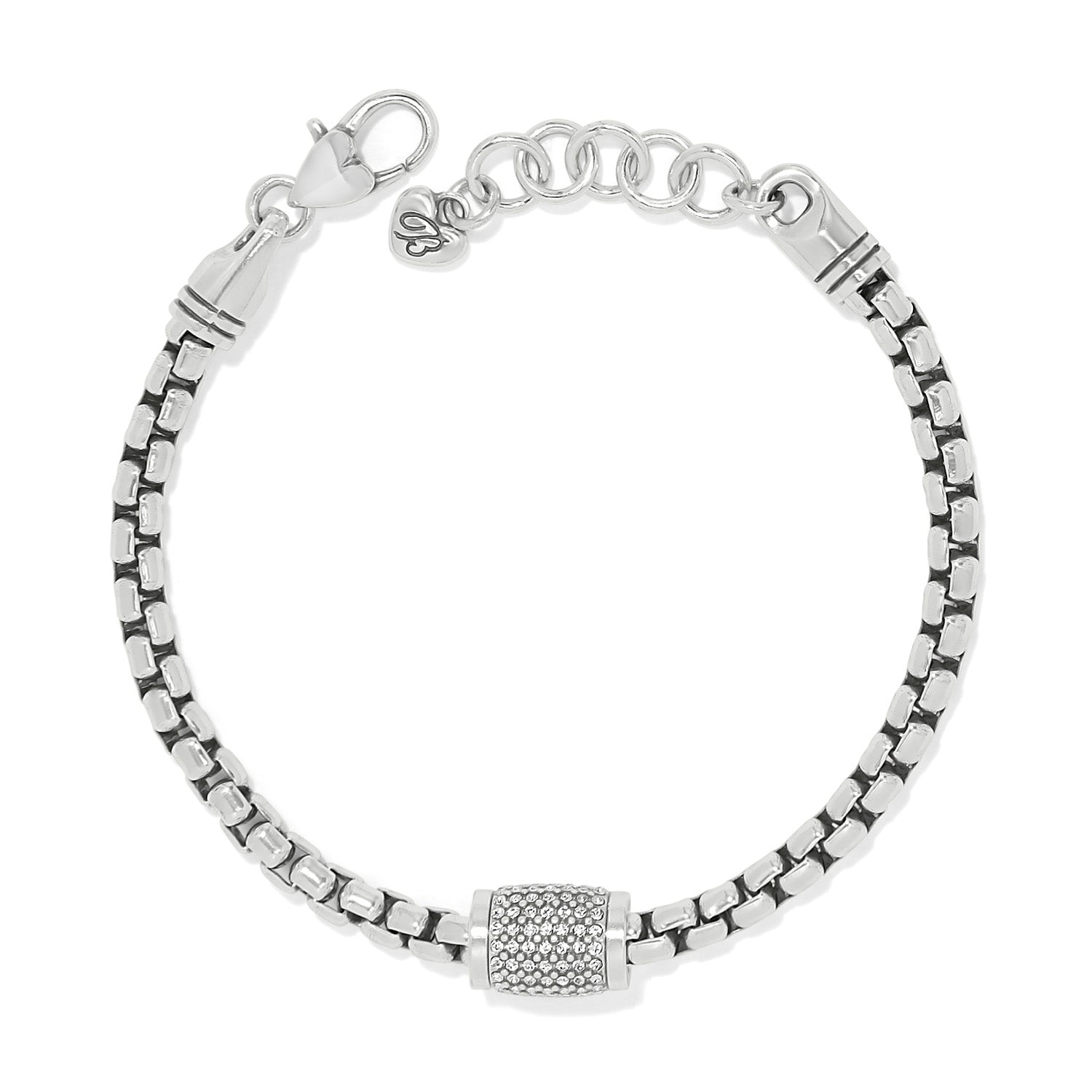 Meridian Solis Station Bracelet Silver