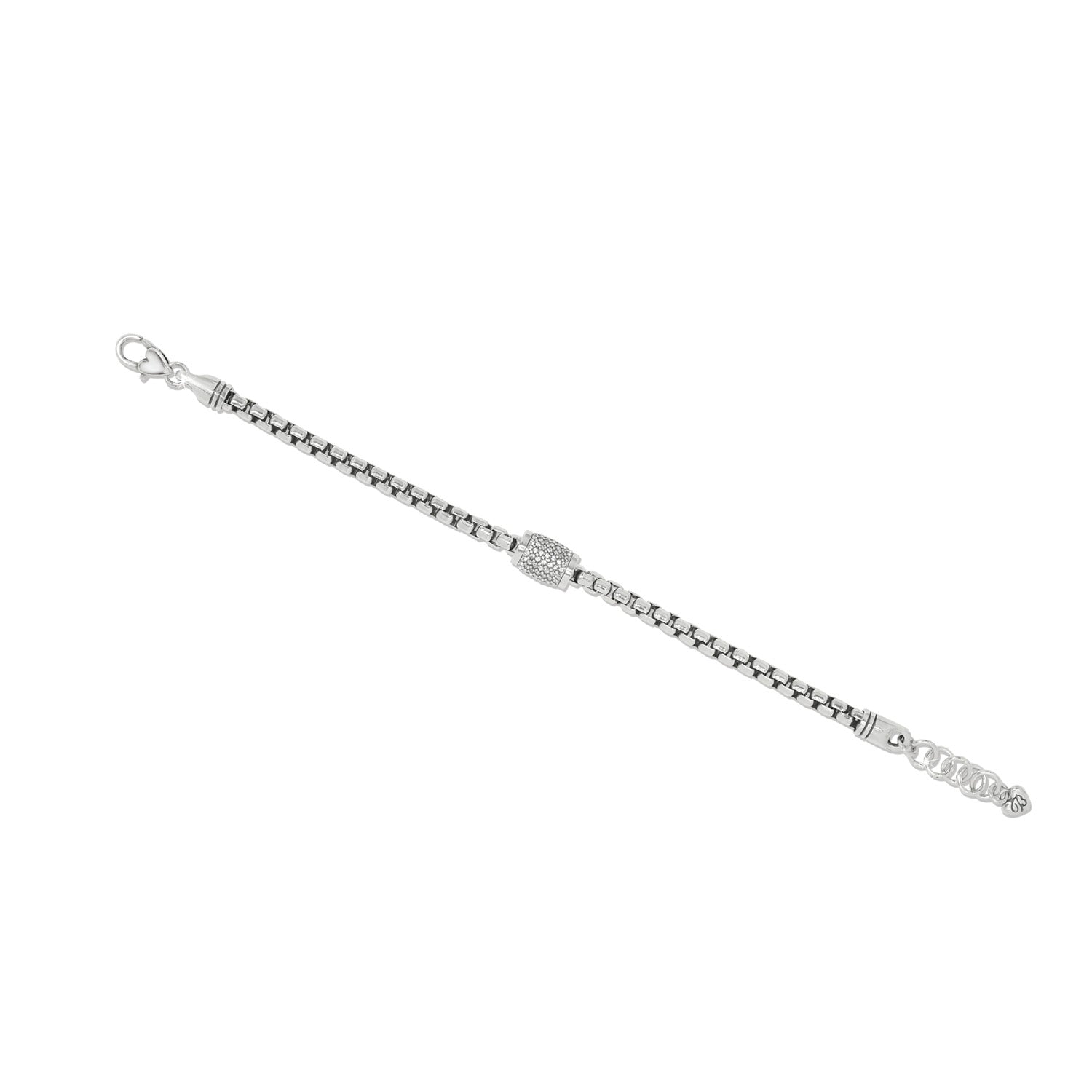 Meridian Solis Station Bracelet Silver