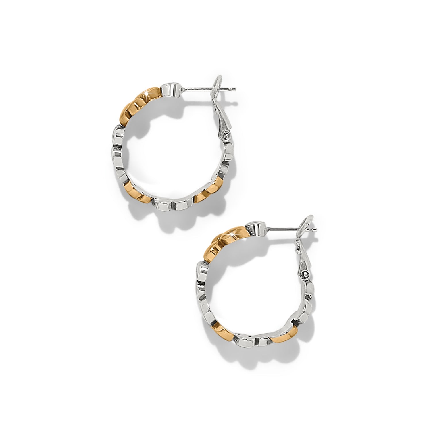 Pebble Edge Small Hoop Earrings